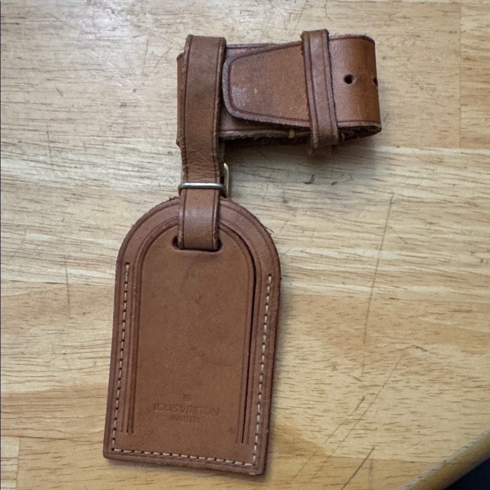 Louis Vuitton Brown Travel Bag Tag - Picture 2 of 4
